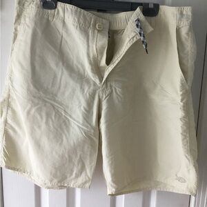 Cream Casual Shorts